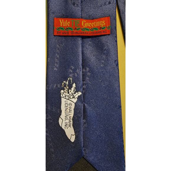 Santa Shopping Yule Ties Hallmark Ties Christmas - Picture 3 of 4
